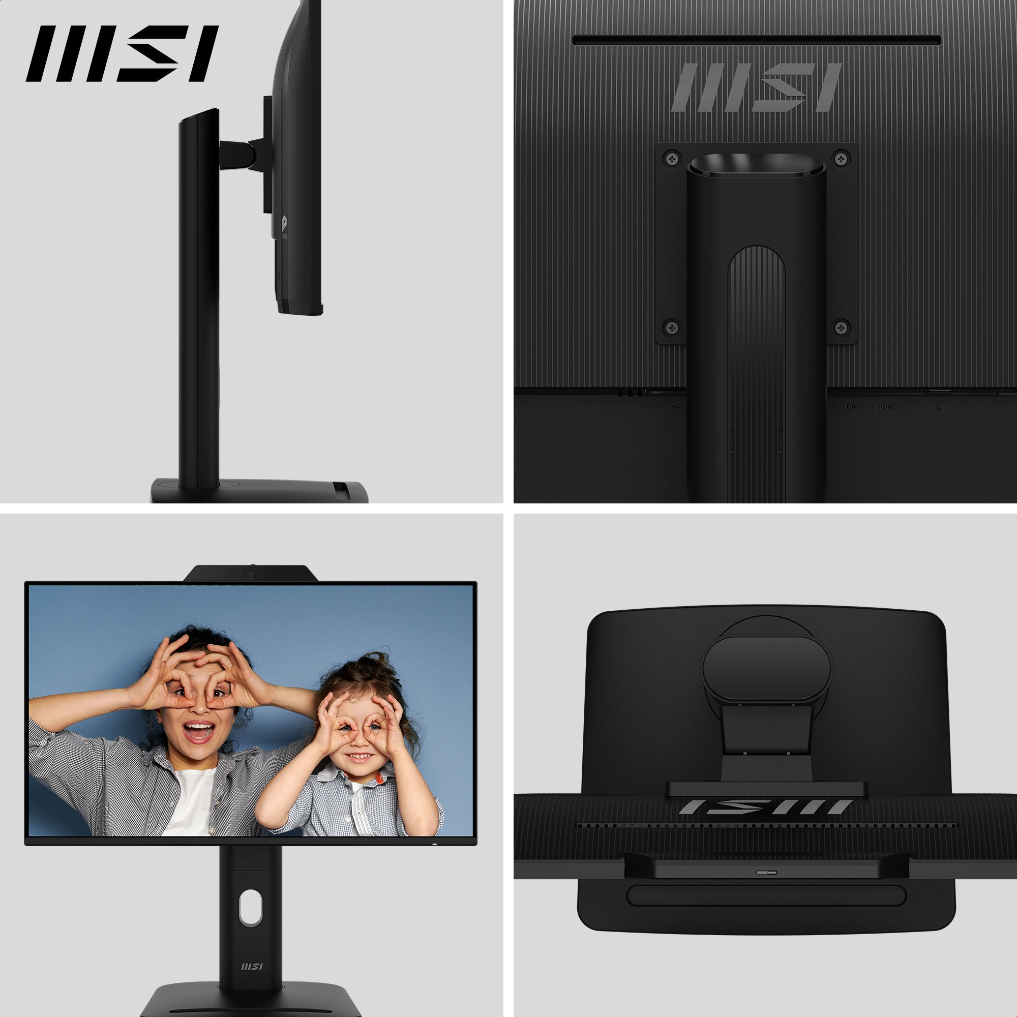 MSI Pro MP242PMGDE écran plat de PC 60,5 cm (23.8") 1920 x 1080 pixels Full HD LCD Noir