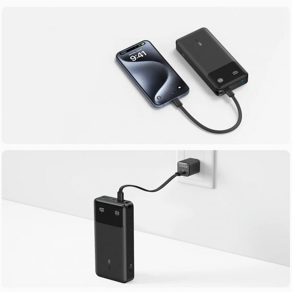 Anker Powerbank 20000mAh, 30W, QC + PD, Black A1384G11