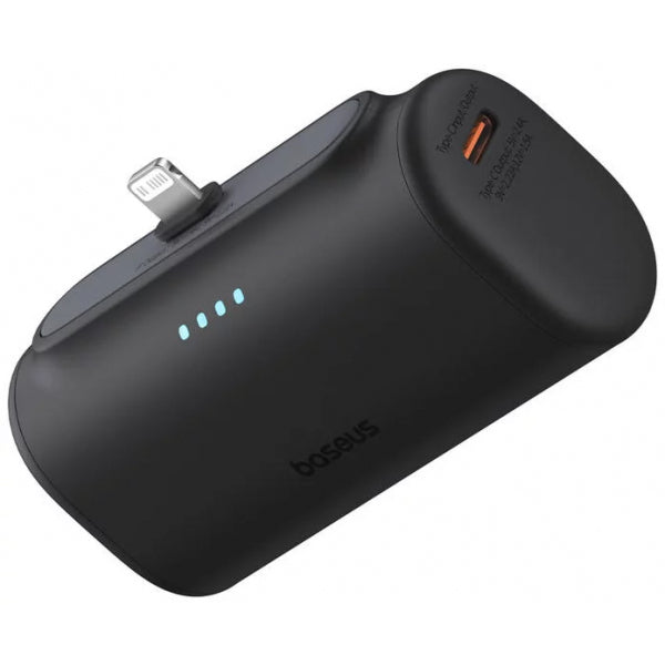 Baseus Powerbank Compact Lightning Version, 5000mAh, 20W, PD, Black P10068307113-00