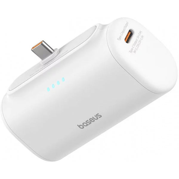Baseus Powerbank Compact USB-C Version, 5000mAh, 20W, PD, White P10068306213-00