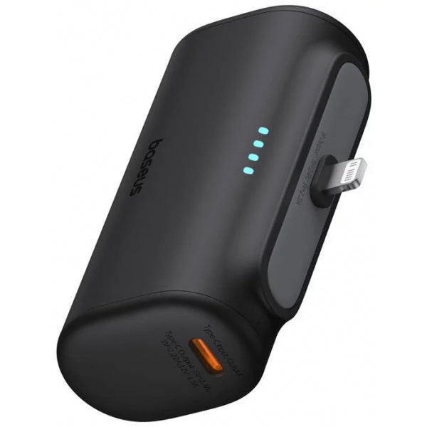 Baseus Powerbank Compact Lightning Version, 5000mAh, 20W, PD, Black P10068307113-00