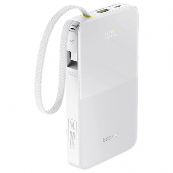 Baseus Powerbank EnerFill Bipow2 Pro, 10000mAh, 22.5W, QC + PD, White E0027601