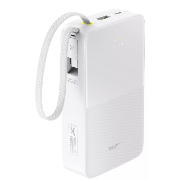 Baseus Powerbank EnerFill Bipow2 Pro, 20000mAh, 22.5W, QC + PD, White E0027700