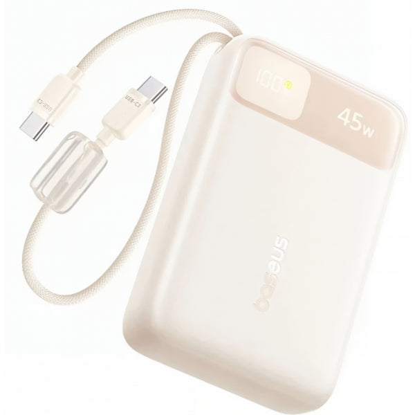 Baseus Powerbank EnerFill FC11, 20000mAh, 45W, QC + PD, Beige E0031101