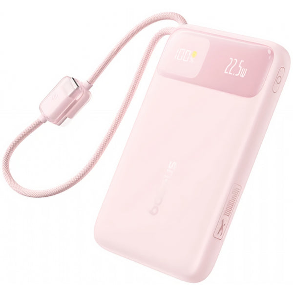 Baseus Powerbank EnerFill FC11, 10000mAh, 22.5W, QC + PD, Pink E0027R07