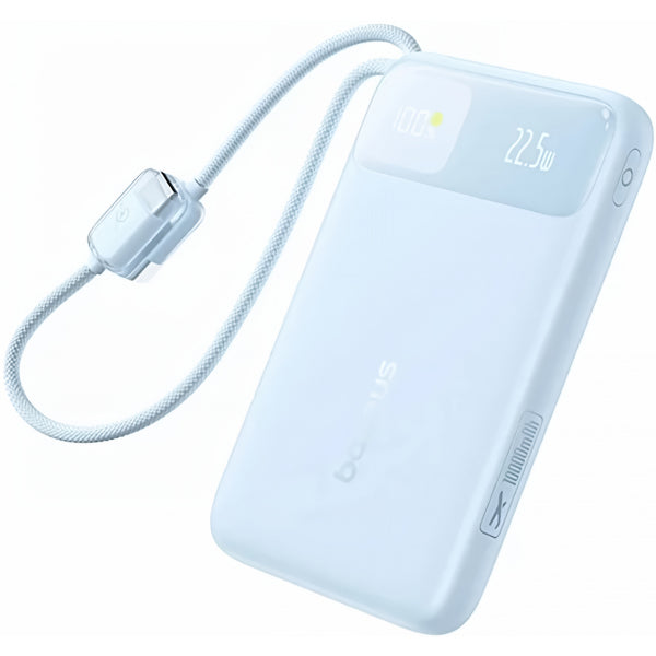 Baseus Powerbank EnerFill FC11, 10000mAh, 22.5W, QC + PD, Blue E0027R06