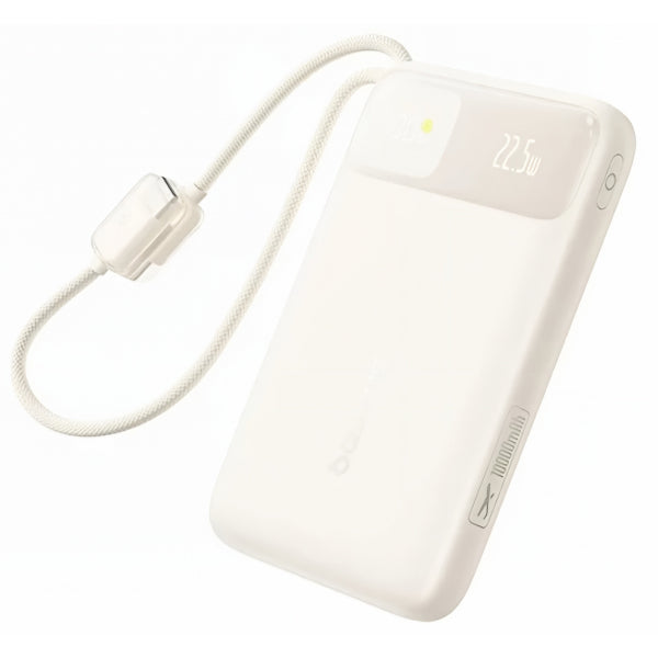 Baseus Powerbank EnerFill FC11, 10000mAh, 22.5W, QC + PD, Beige E0030401