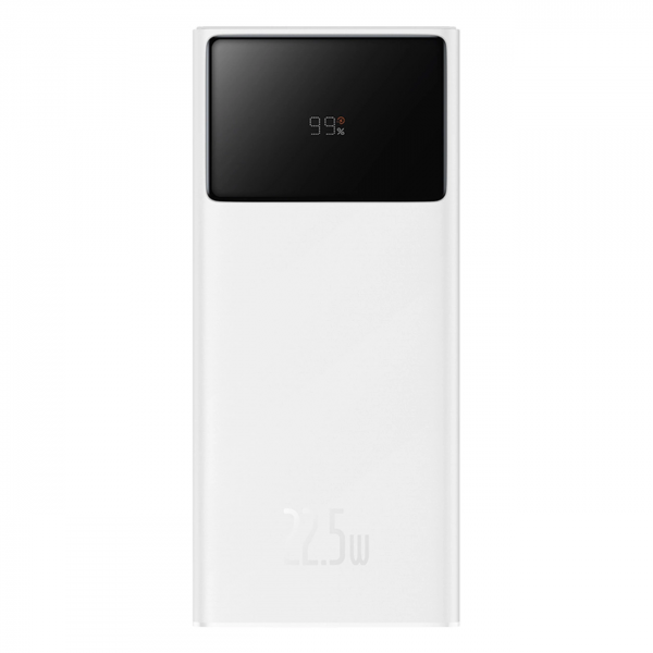 Baseus Powerbank EnerFill FP41, 30000mAh, 22.5W, QC + PD, White E0027K01