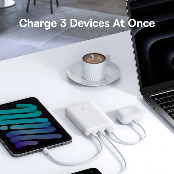 Baseus Powerbank EnerFill FP21, 10000mAh, 22.5W, QC + PD, White P1008210D213-00
