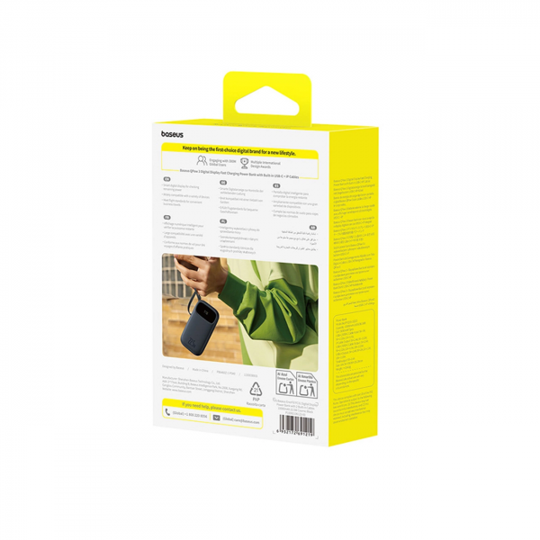 Baseus Powerbank EnerFill FC31, 10000mAh, 22.5W, QC + PD, Black P10082106123-00