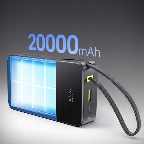 Baseus Powerbank EnerFill Bipow2 Pro, 20000mAh, 22.5W, QC + PD, Black E0027701