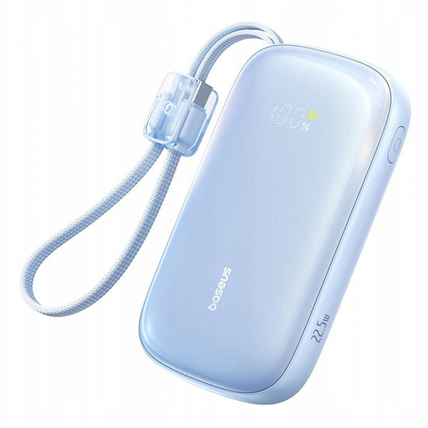 Baseus Powerbank EnerFill FC21 QPow 3 Ultra, 10000mAh, 22.5W, QC + PD, Blue E0027L03
