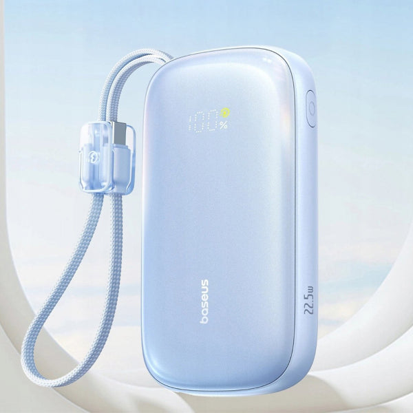 Baseus Powerbank EnerFill FC21 QPow 3 Ultra, 10000mAh, 22.5W, QC + PD, Blue E0027L03