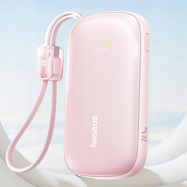 Baseus Powerbank EnerFill FC21 QPow 3 Ultra, 10000mAh, 22.5W, QC + PD, Pink E0027L02
