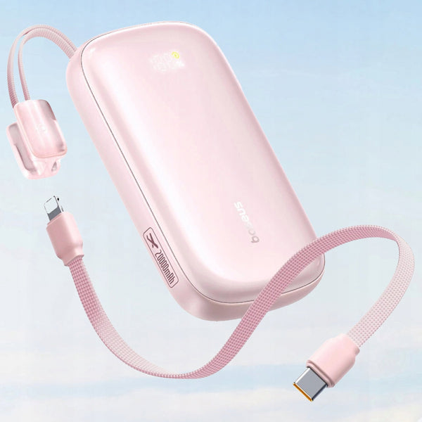 Baseus Powerbank EnerFill FC21 QPow 3 Ultra, 10000mAh, 22.5W, QC + PD, Pink E0027L02
