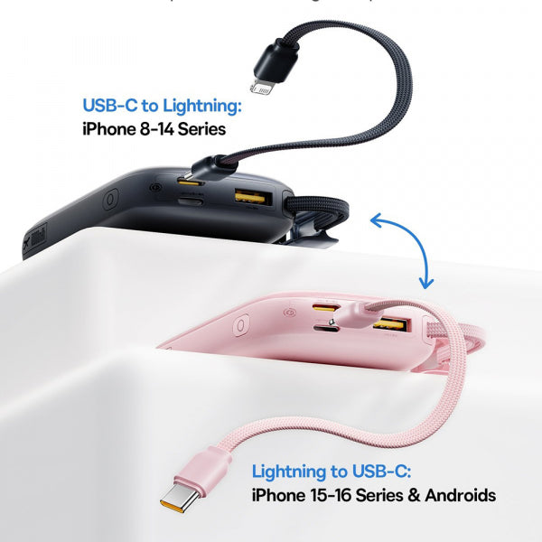 Baseus Powerbank EnerFill FC21 QPow 3 Ultra, 10000mAh, 45W, QC + PD, Black E0027Q00