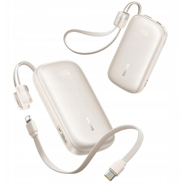 Baseus Powerbank EnerFill FC21 QPow 3 Ultra, 20000mAh, 22.5W, QC + PD, Beige E0027M01