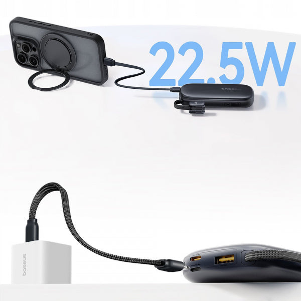Baseus Powerbank EnerFill FC21 QPow 3 Ultra, 20000mAh, 22.5W, QC + PD, Black E0027M00