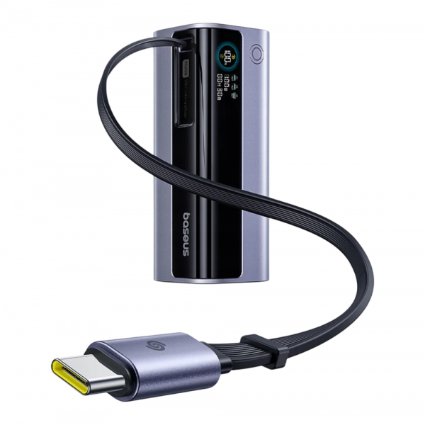 Baseus Powerbank EnerGeek GR11, 10000mAh, 100W, QC + PD, Grey E0027A01