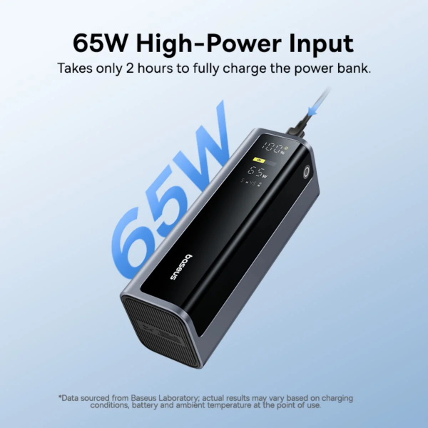 Baseus Powerbank EnerGeek GP12, 20800mAh, 145W, QC + PD, Grey P10082109813-00