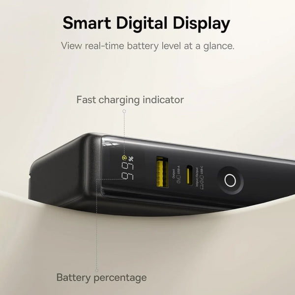 Baseus Powerbank Nomos NT11 Omni US, 10000mAh, 67W, QC + PD, Black P10078807123-00