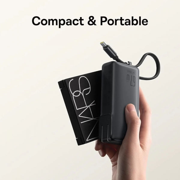 Baseus Powerbank Nomos NT11 Omni US, 10000mAh, 67W, QC + PD, Black P10078807123-00