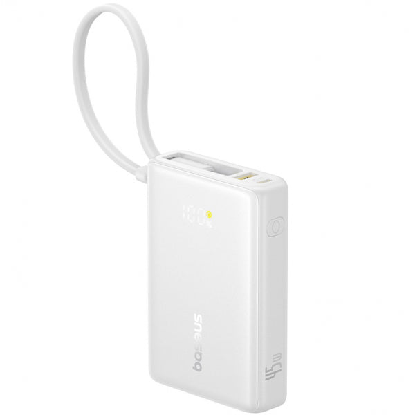 Baseus Powerbank PicoGo, 10000mAh, 45W, QC + PD, White P10076803213-00