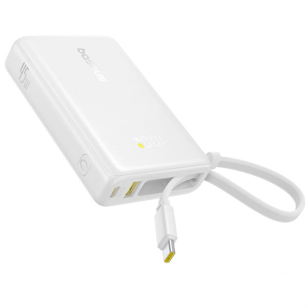 Baseus Powerbank PicoGo, 10000mAh, 45W, QC + PD, White P10076803213-00