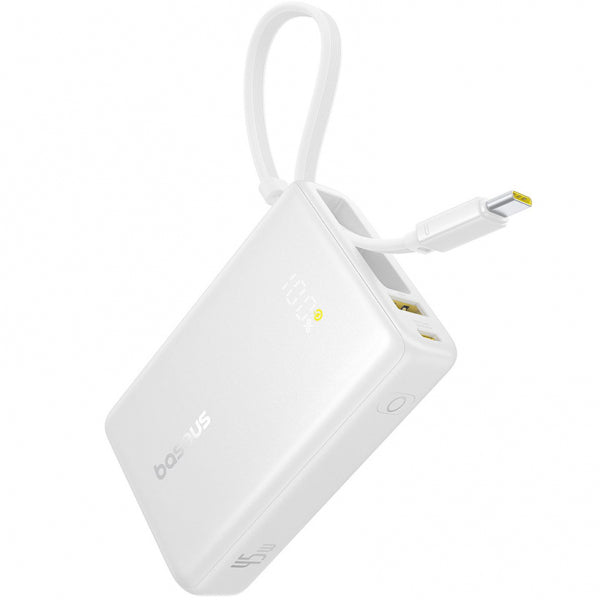 Baseus Powerbank PicoGo, 10000mAh, 45W, QC + PD, White P10076803213-00