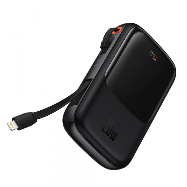Baseus Powerbank Qpow Pro, 10000mAh, 20W, QC + PD, Black PPQD020001