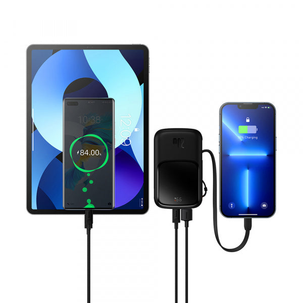Baseus Powerbank Qpow Pro, 10000mAh, 20W, QC + PD, Black PPQD020001