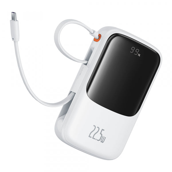 Baseus Powerbank Qpow Pro+, 10000mAh, 22.5W, QC + PD, White P10067101213-00