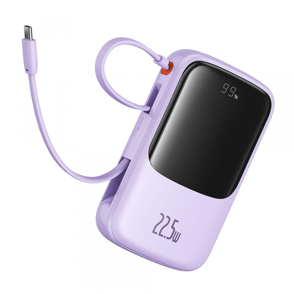 Baseus Powerbank Qpow Pro+, 10000mAh, 22.5W, QC + PD, Purple P10067101513-00