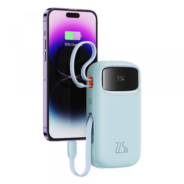 Baseus Powerbank Qpow Pro+, 20000mAh, 22.5W, QC + PD, Blue P10055002313-00