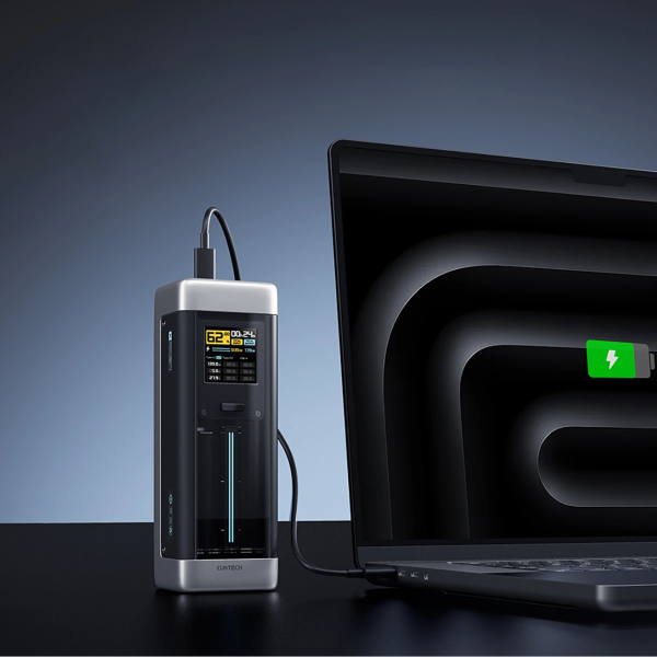 Cuktech Powerbank 25000mAh, 210W, QC + PD, Black CUK00P23GLBK