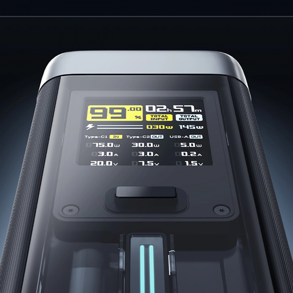 Cuktech Powerbank 25000mAh, 210W, QC + PD, Black CUK00P23GLBK