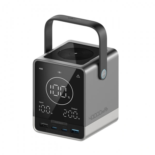 Cuktech Powerbank 40000mAh, 300W, QC + PD + FQI, Black