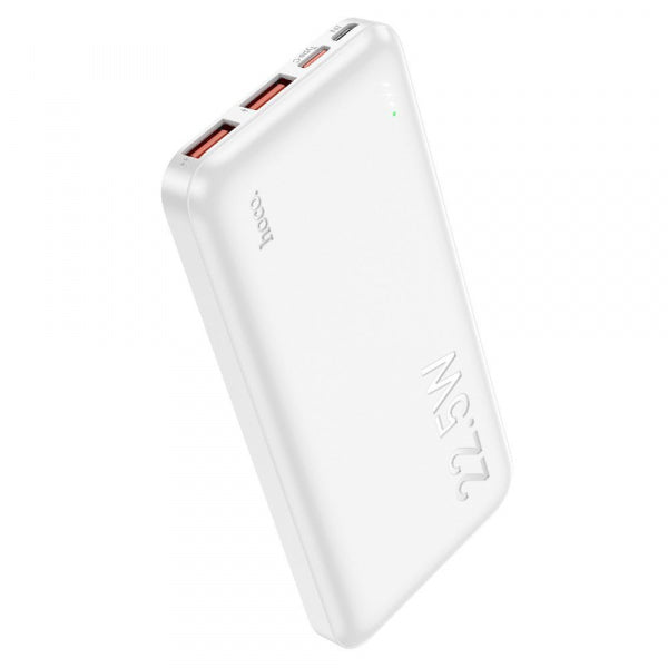 Hoco Powerbank J101, 10000mAh, 22.5W, QC + PD, White