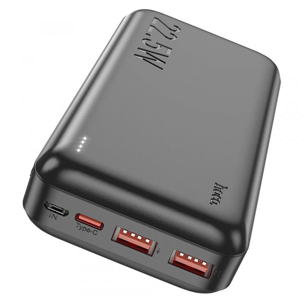 Hoco Powerbank J101A, 20000mAh, 22.5W, QC + PD, Black