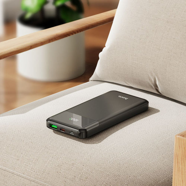Hoco Powerbank J102, 10000mAh, 20W, QC + PD, Black