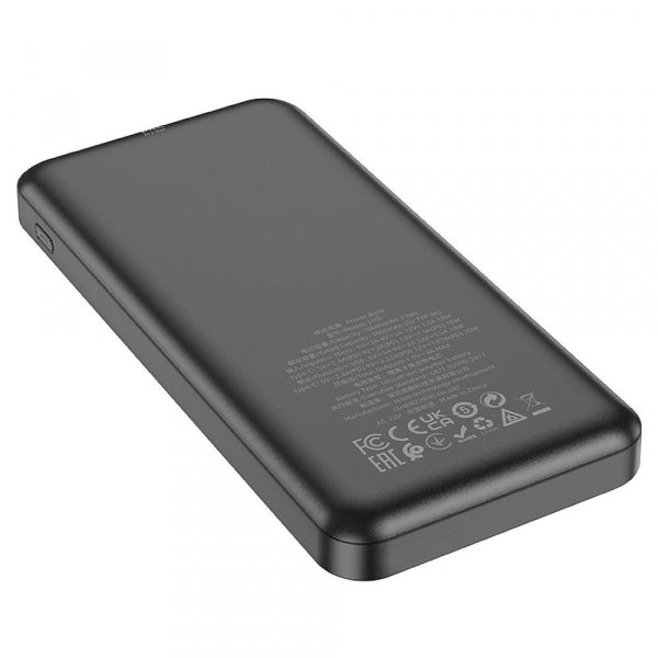 Hoco Powerbank J102, 10000mAh, 20W, QC + PD, Black