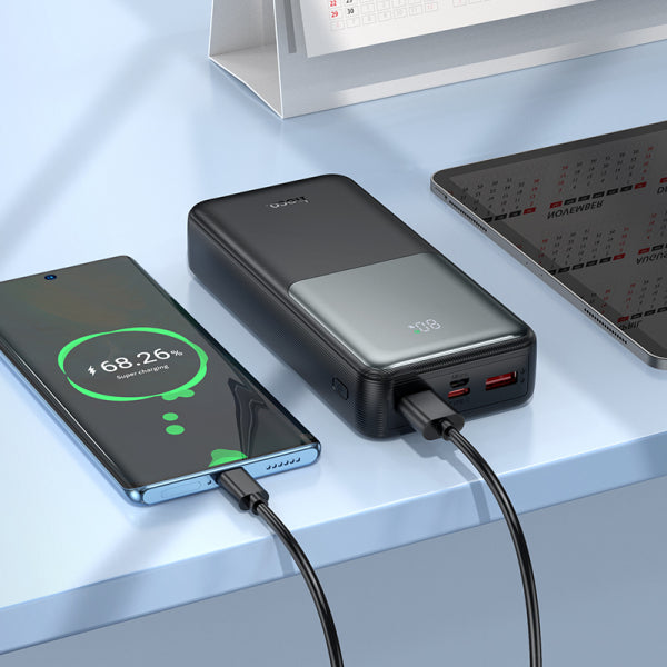 Hoco Powerbank J136A, 20000mAh, 22.5W, QC + PD, Black