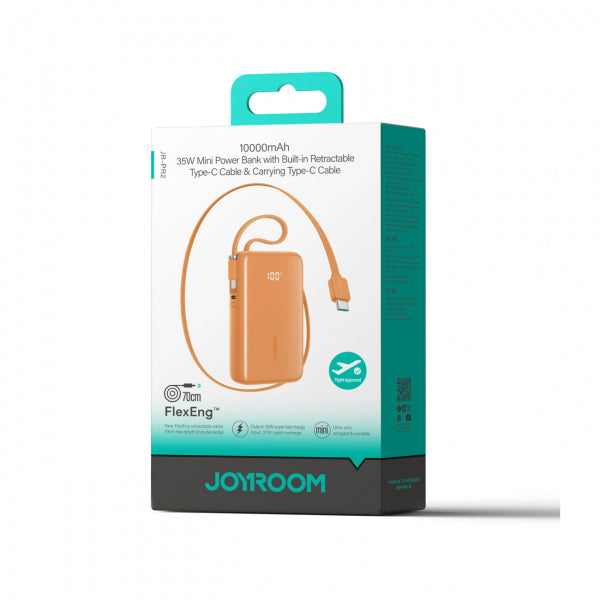 Joyroom Powerbank JR-PR2, 10000mAh, 35W, PD, Orange