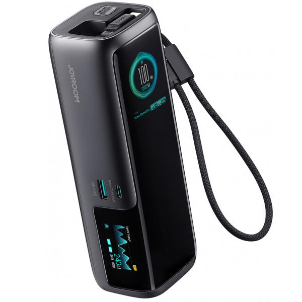 Joyroom Powerbank PODIX PR70, 25000mAh, 240W, QC + PD, Black