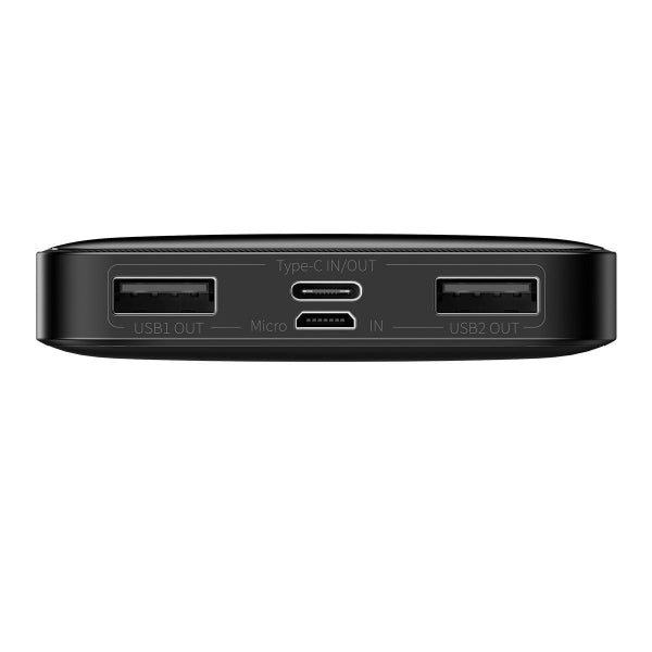 Baseus Powerbank Bipow, 10000mAh, 15W, Black PPBD050001