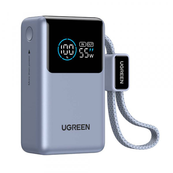Ugreen Powerbank Nexode Pro PB727 (75701B), 10000mAh, 55W, QC + PD, Grey