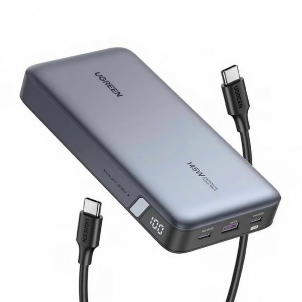 Ugreen Powerbank PB205, 25000mAh, 145W, QC + PD, Grey