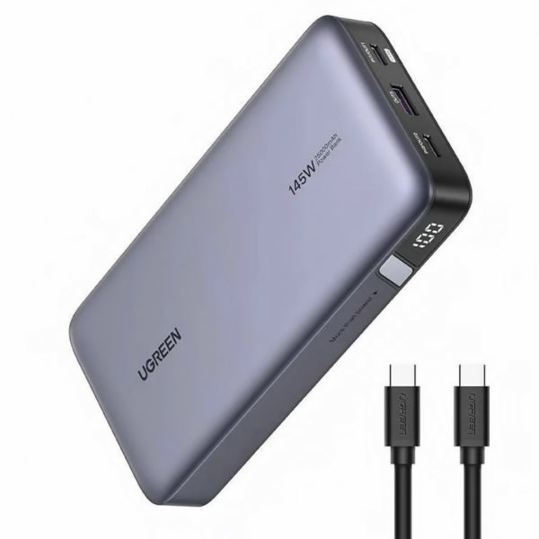 Ugreen Powerbank PB205, 25000mAh, 145W, QC + PD, Grey