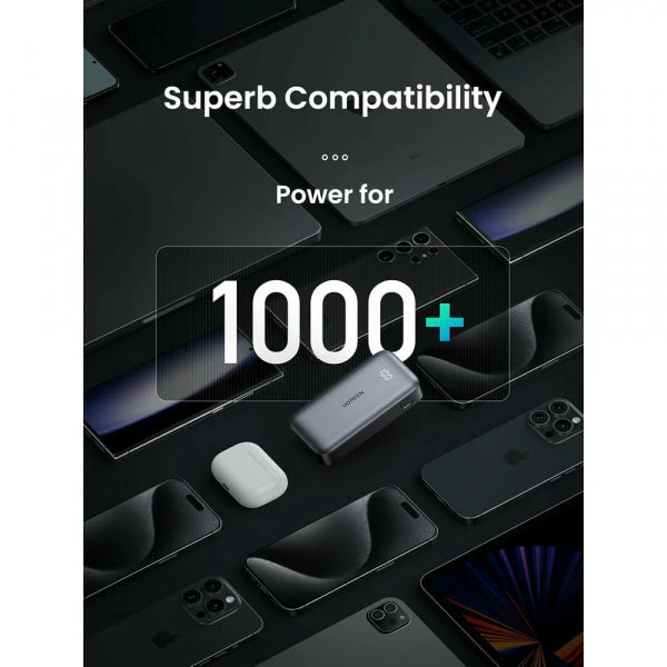 Ugreen Powerbank PB502, 10000mAh, 30W, QC + PD, Grey