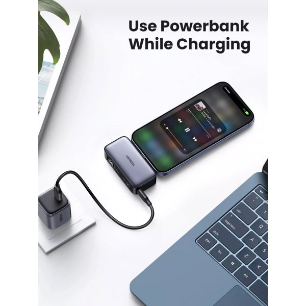 Ugreen Powerbank PB503, 5000mAh, 22.5W, PD, Grey
